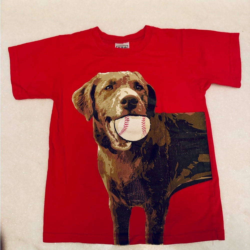Tumbleweed Baseball Dog Shirt Size 6